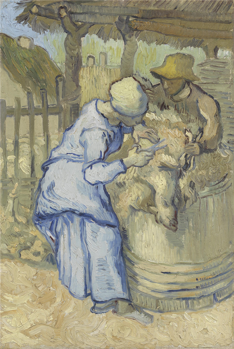 Self-Portrait With Pipe 2Sheep-Shearers, The After Millet